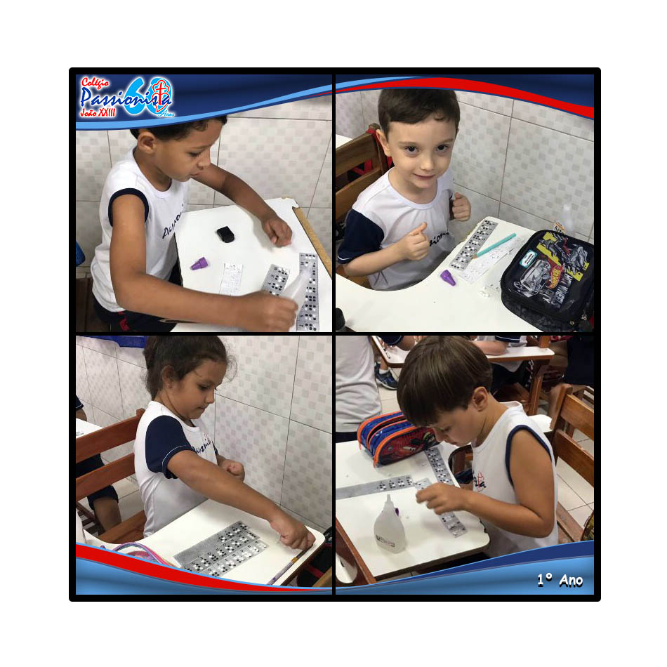 Alfabeto em Braille Col�gio Passionista Jo�o XXIII