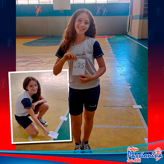 Representando n�meros racionais na reta num�rica - 7� Ano Col�gio Passionista Jo�o XXIII