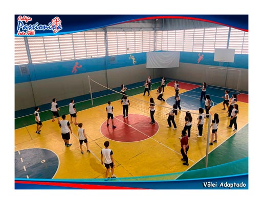 V�lei Adaptado Col�gio Passionista Jo�o XXIII