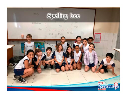 Spelling bee - 3� Ano A Col�gio Passionista Jo�o XXIII