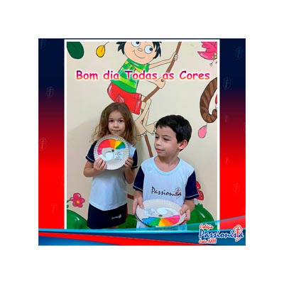 Bom dia, todas cores - 1� Ano e Biblioteca Col�gio Passionista Jo�o XXIII