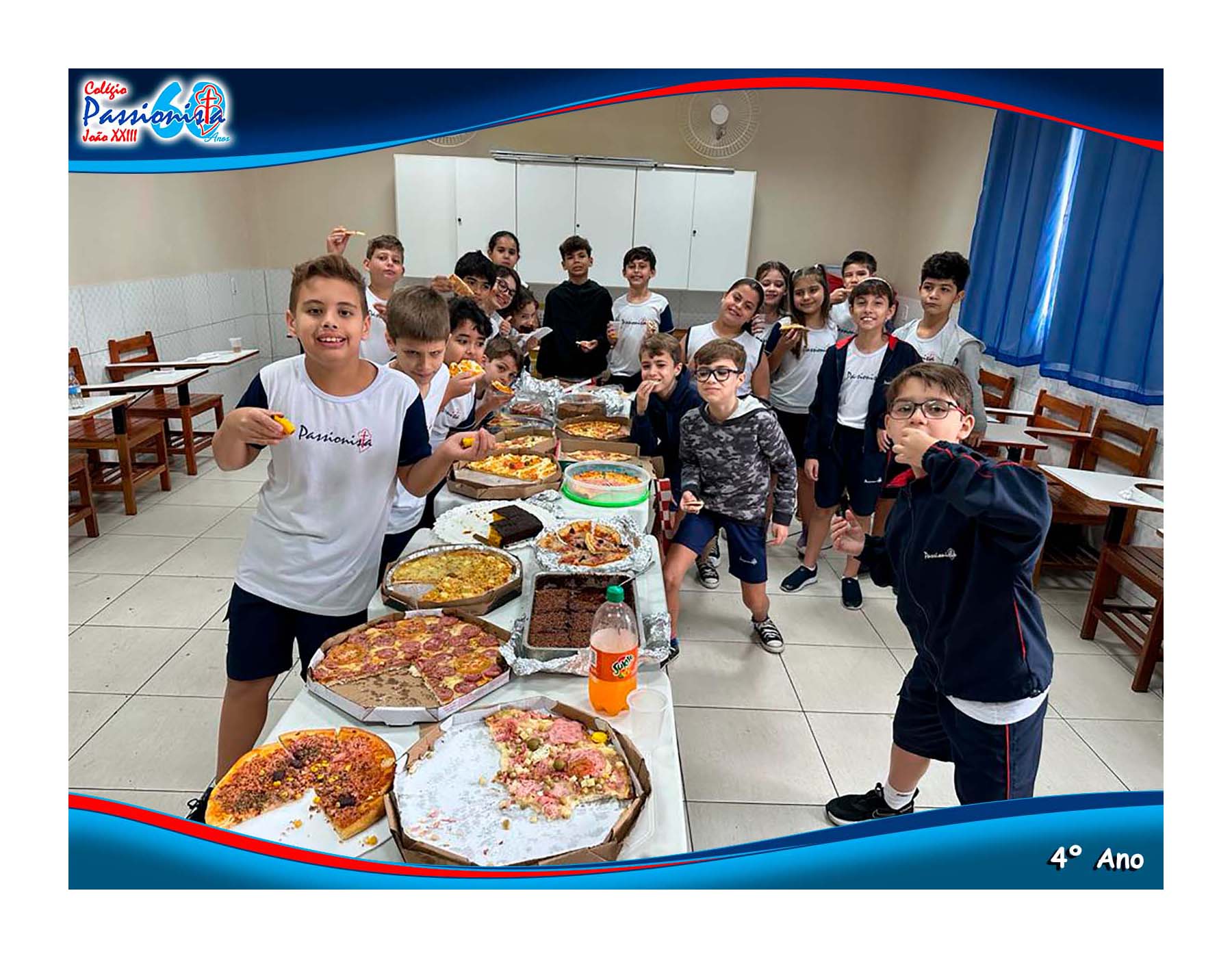 Fra��o na Pizza Col�gio Passionista Jo�o XXIII