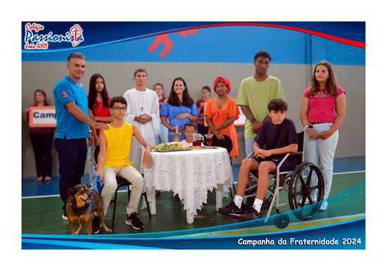 Abertura da Campanha da Fraternidade 2024 e B�n��os das Mochilas Col�gio Passionista Jo�o XXIII