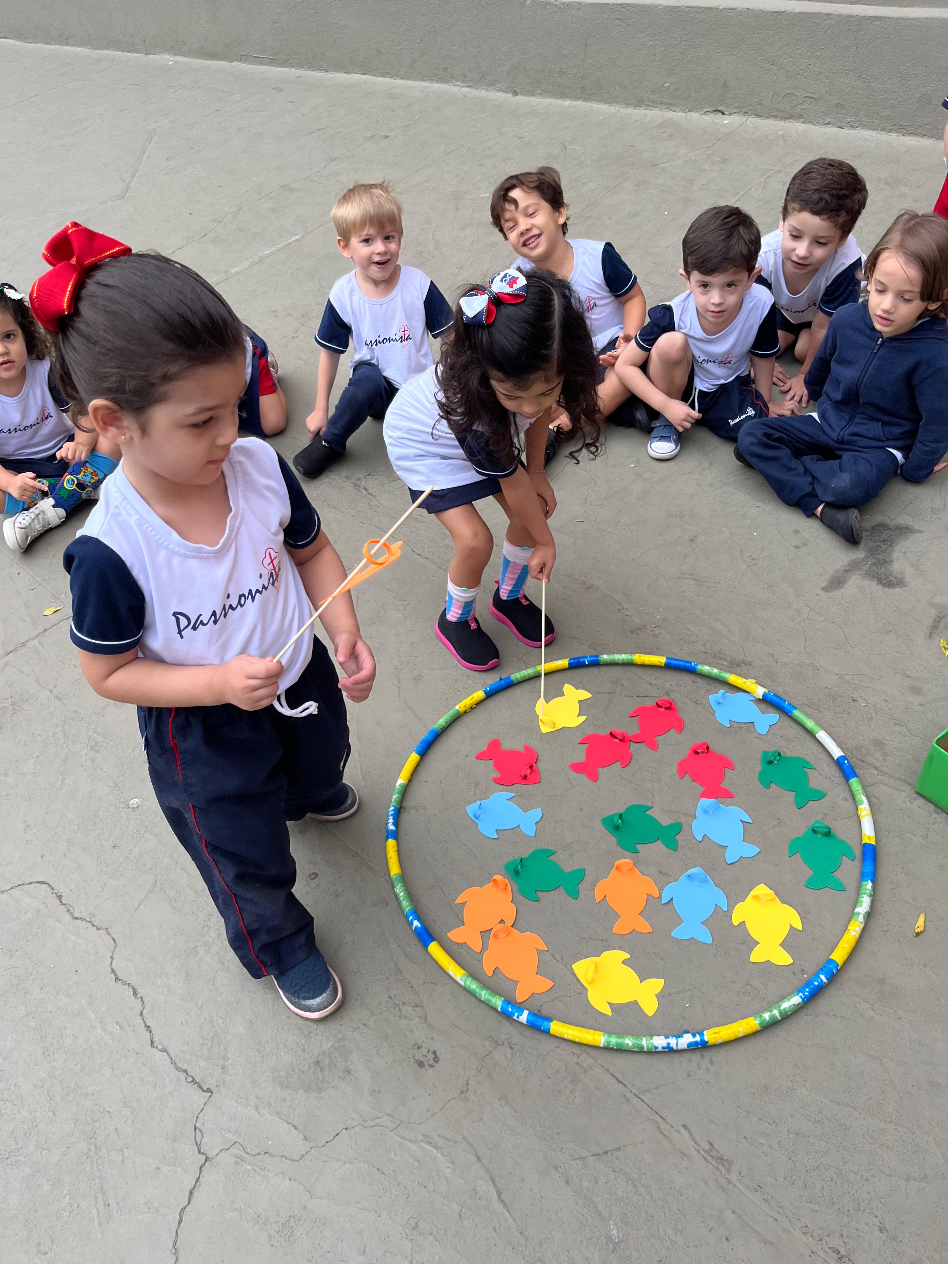 Aula de educa��o f�sica infantil! Col�gio Passionista Jo�o XXIII