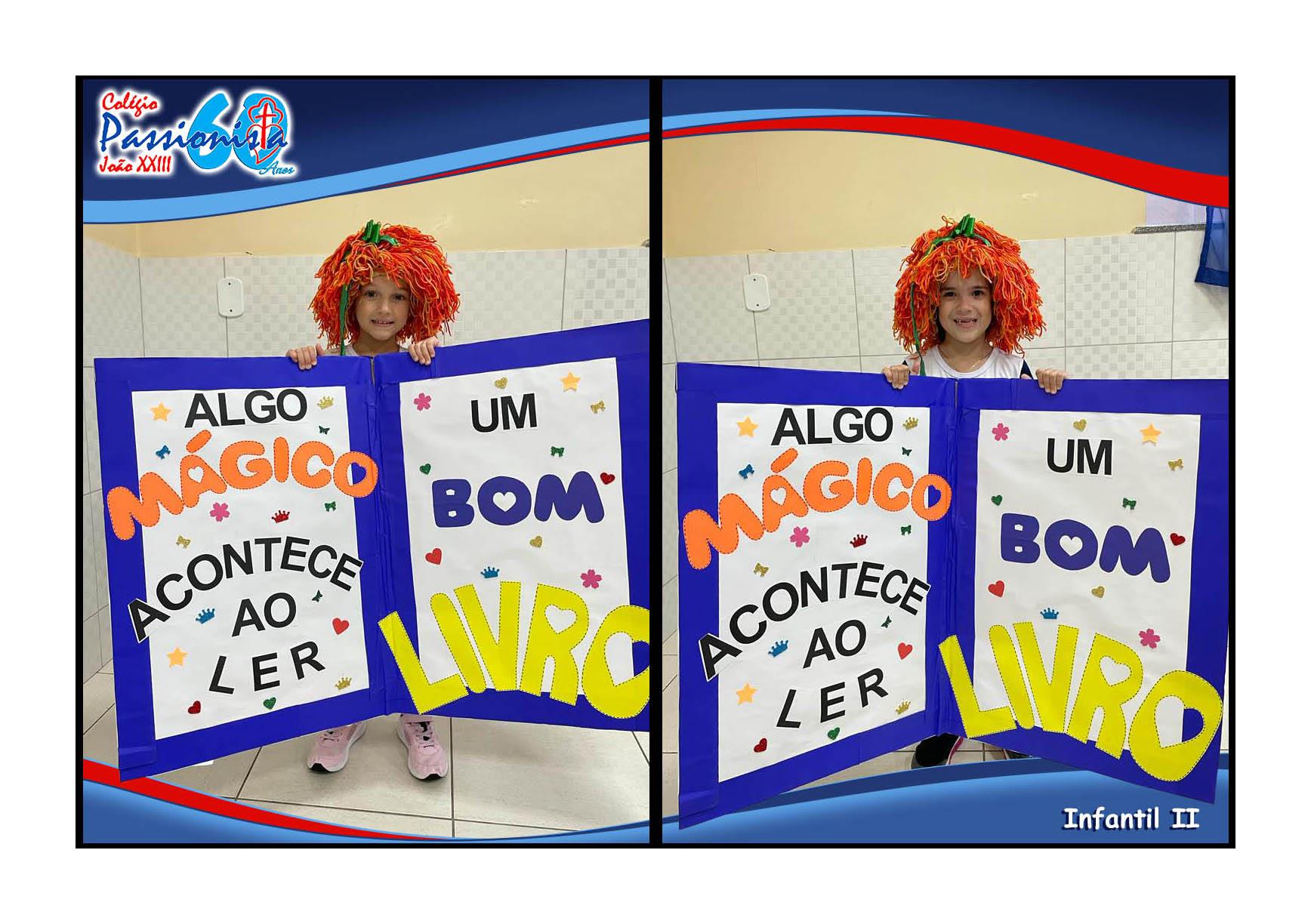 Algo m�gico acontece ao ler um bom LIVRO Col�gio Passionista Jo�o XXIII