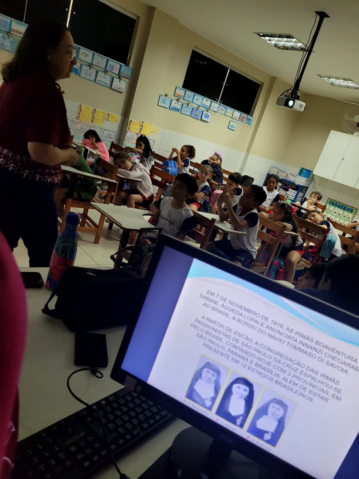 Dia 15 de mar�o comemoramos o dia da Escola - 1� Ano Col�gio Passionista Jo�o XXIII