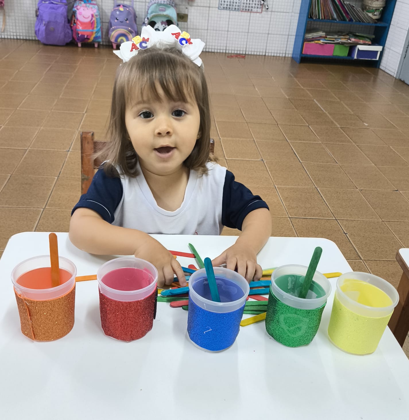 Os Palitos Coloridos - Maternal I B Col�gio Passionista Jo�o XXIII