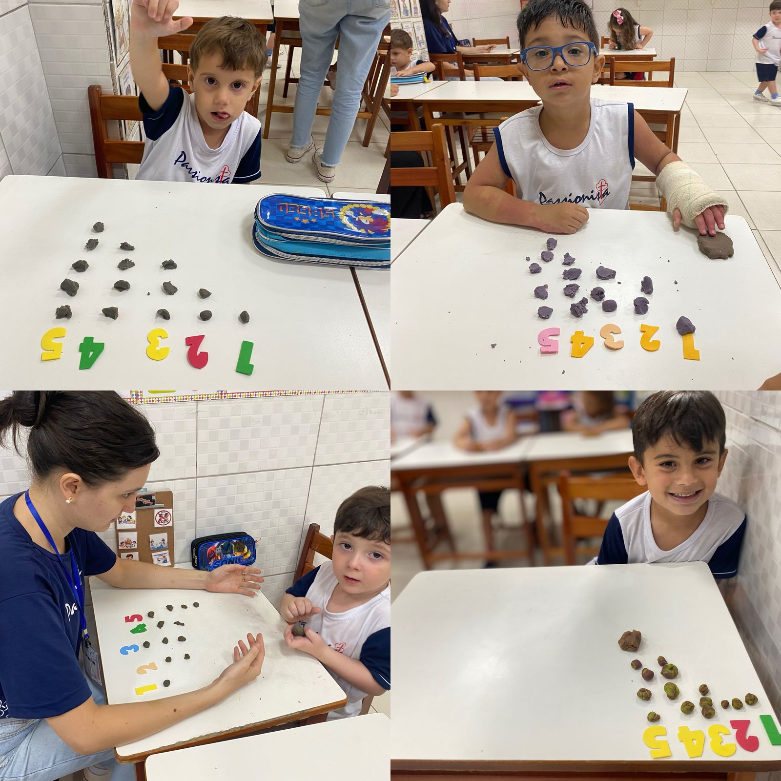 Os n�meros e as quantidades na L�ngua Inglesa - Infantil Col�gio Passionista Jo�o XXIII