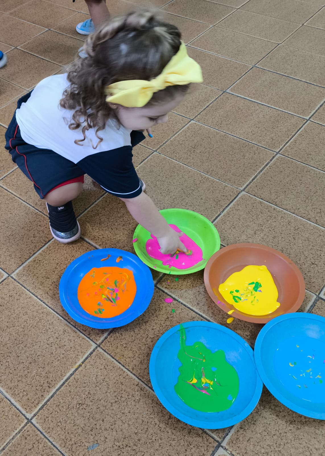 Pintura na Bola - Maternal I B Col�gio Passionista Jo�o XXIII