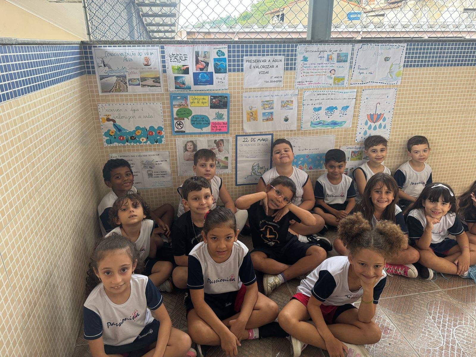 Dia mundial da �gua - 2� B Col�gio Passionista Jo�o XXIII