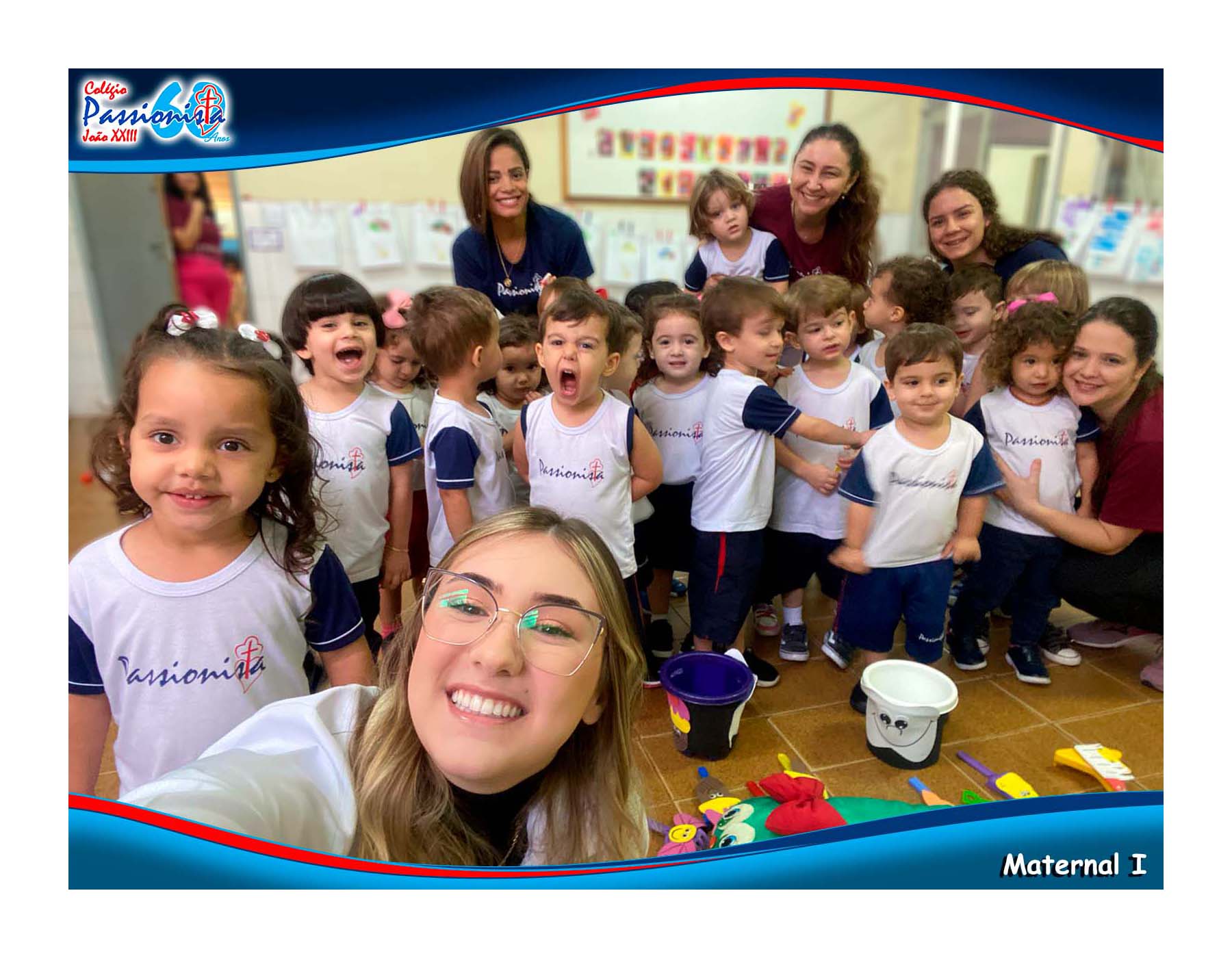 Maternal I aprendendo sobre Higiene Bucal Col�gio Passionista Jo�o XXIII