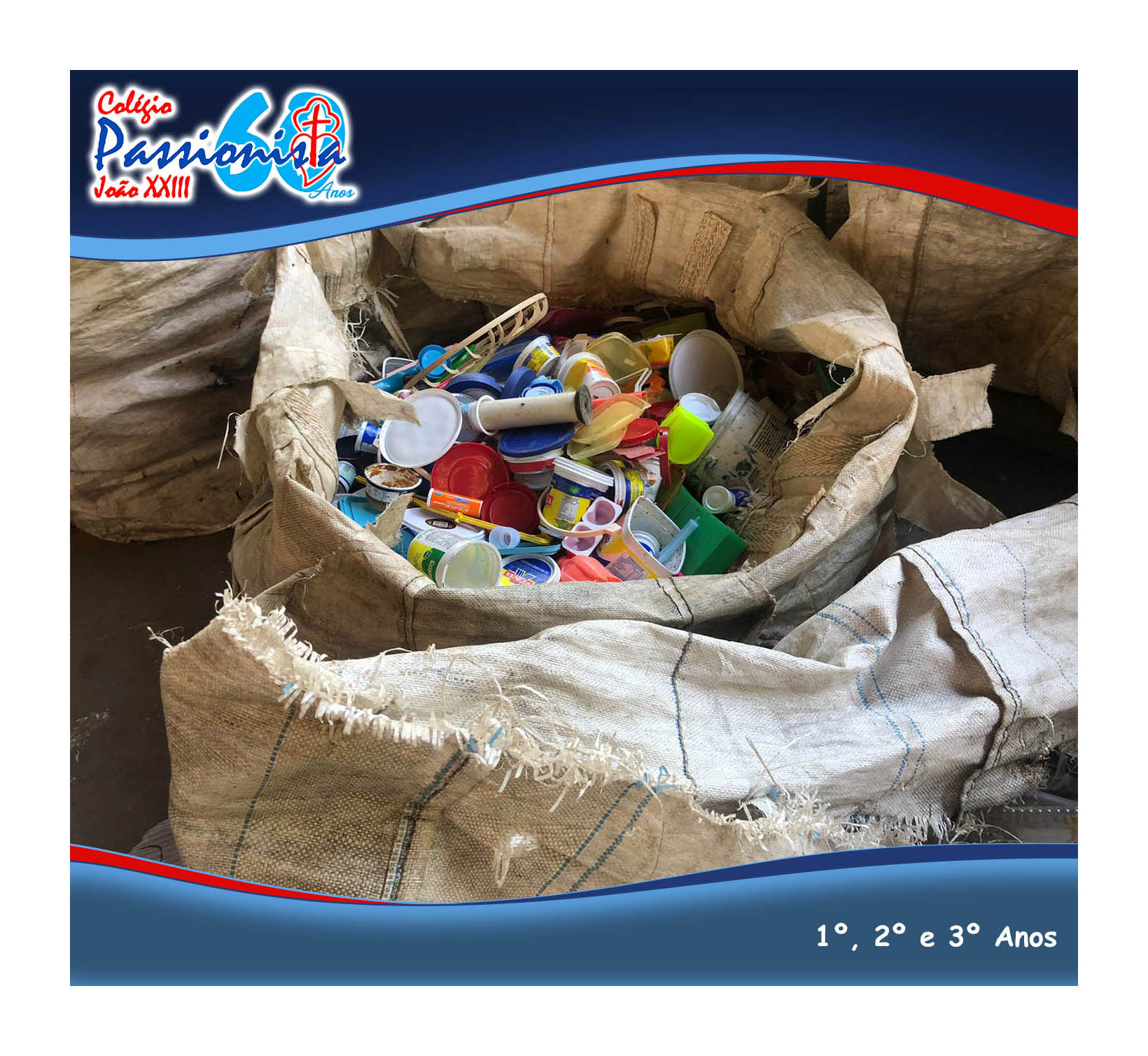 Visita a Associa��o de Catadores de Materiais Recicl�veis Col�gio Passionista Jo�o XXIII