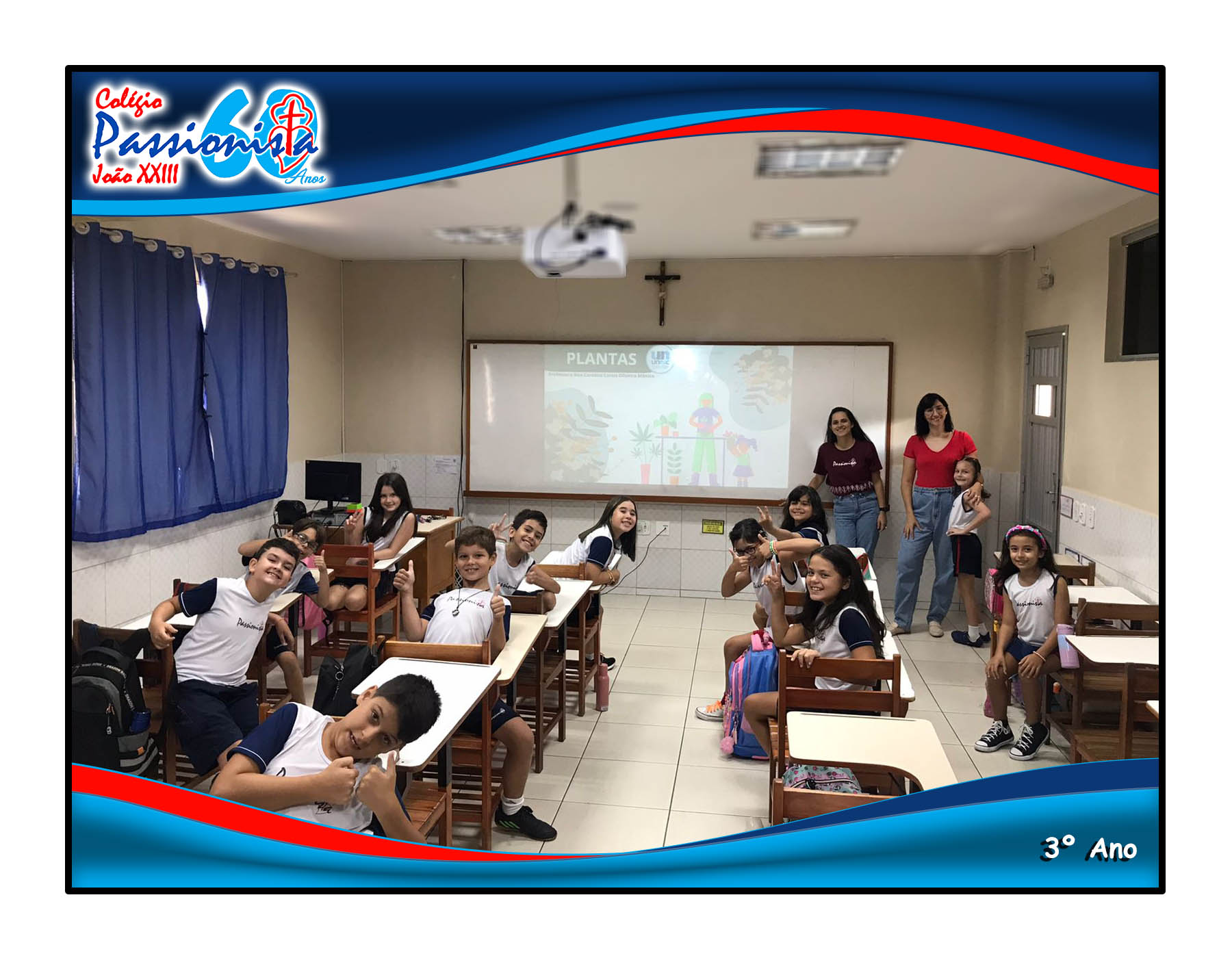 Conversa sobre as plantas Col�gio Passionista Jo�o XXIII