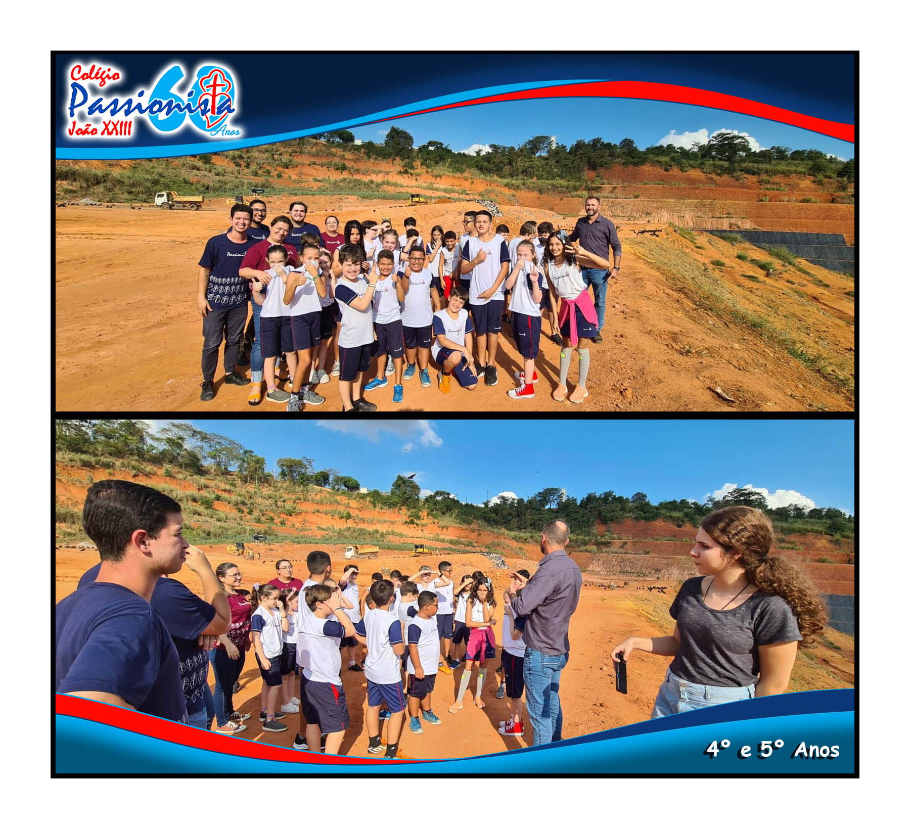 Visita ao Aterro Sanit�rio 4� e 5� anos Col�gio Passionista Jo�o XXIII