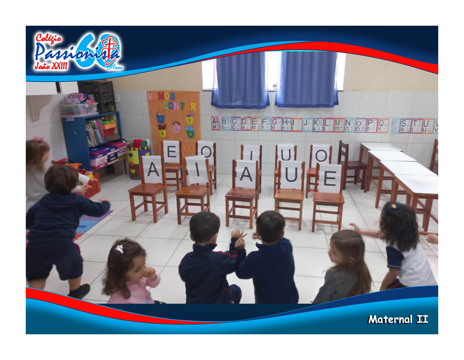 Cadeira das Vogais Col�gio Passionista Jo�o XXIII