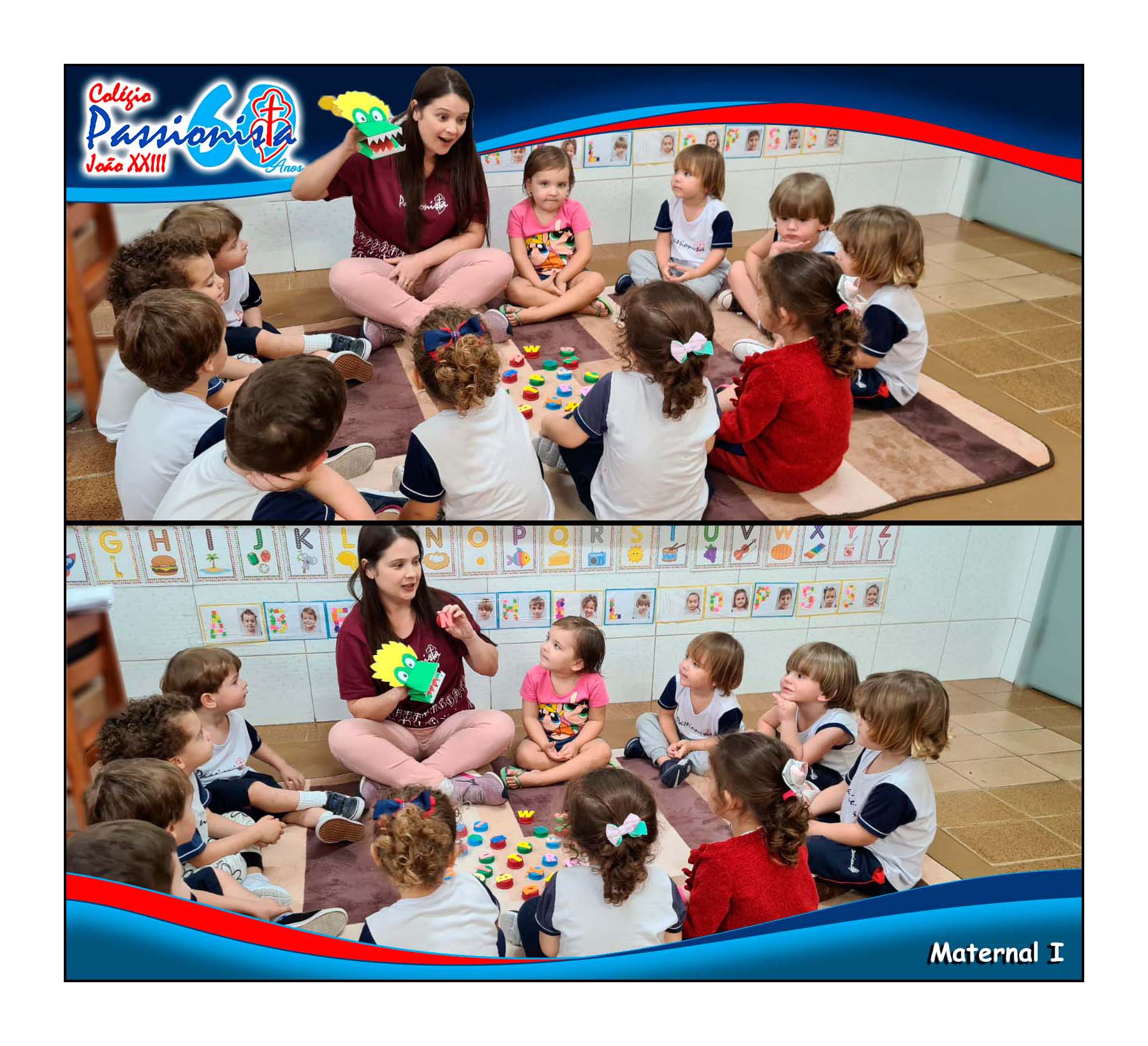 Visita da Cuca Col�gio Passionista Jo�o XXIII