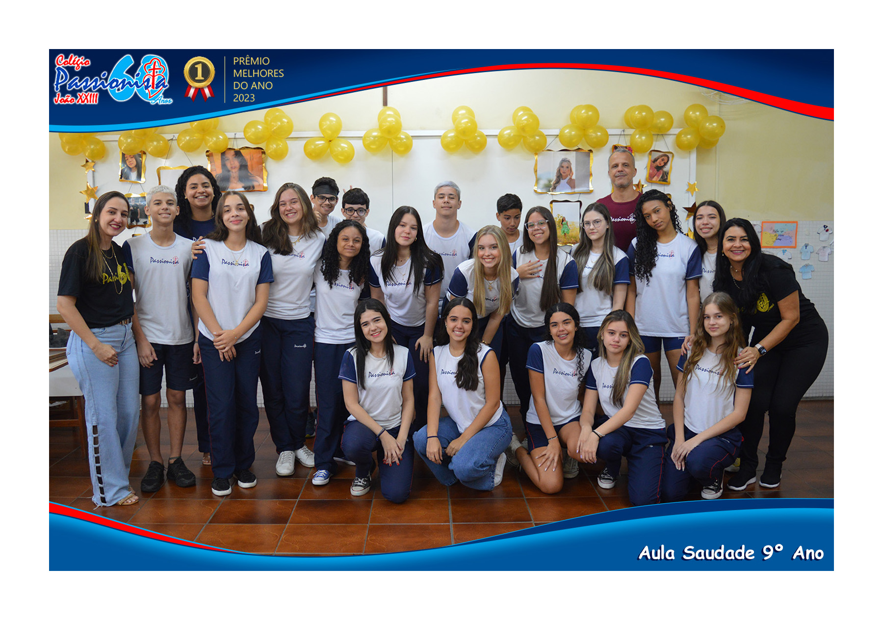 Aula da Saudade 9� Ano 2023 Col�gio Passionista Jo�o XXIII