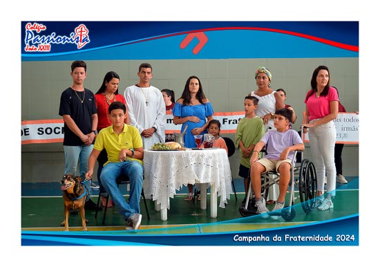 Abertura da Campanha da Fraternidade 2024 e B�n��os das Mochilas Col�gio Passionista Jo�o XXIII
