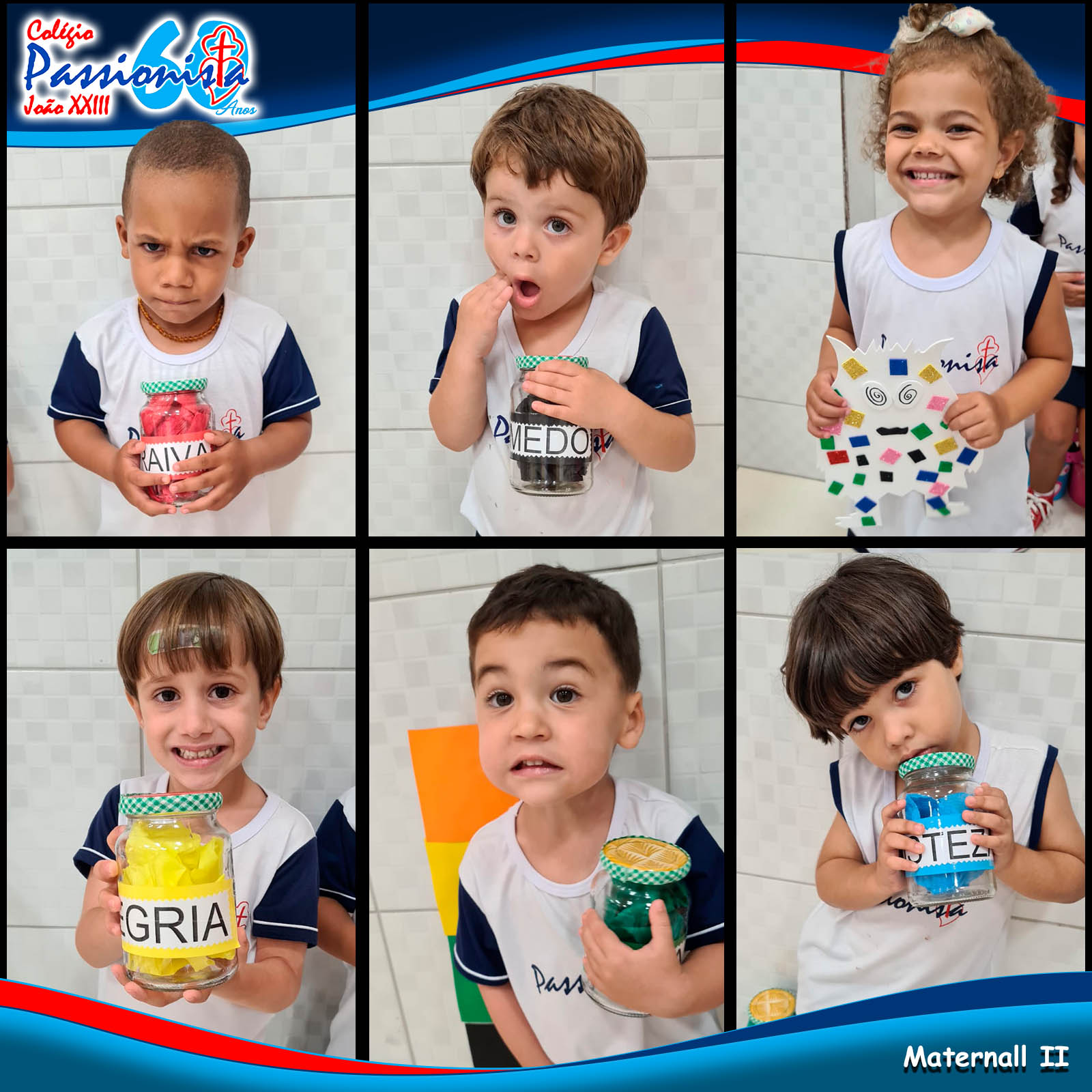 Monstro das Cores - Tia Nivea Col�gio Passionista Jo�o XXIII