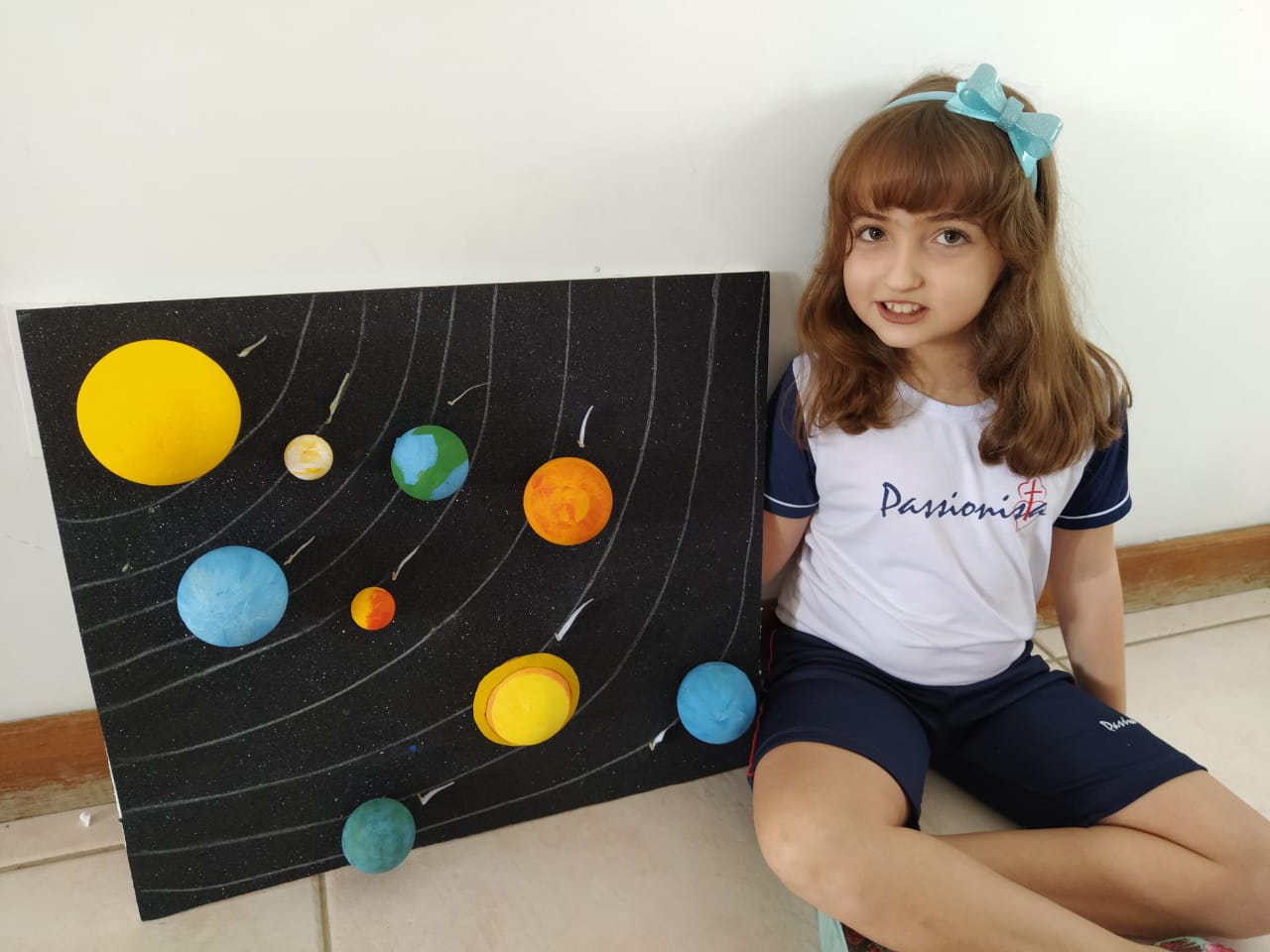 Representa��o do Sistema Solar terceiros anos A e B. Col�gio Passionista Jo�o XXIII