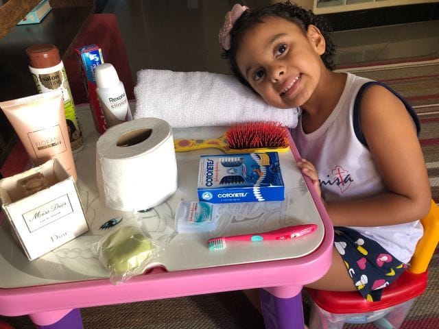 Trabalho sobre higiene com a turma do Infantil. Col�gio Passionista Jo�o XXIII