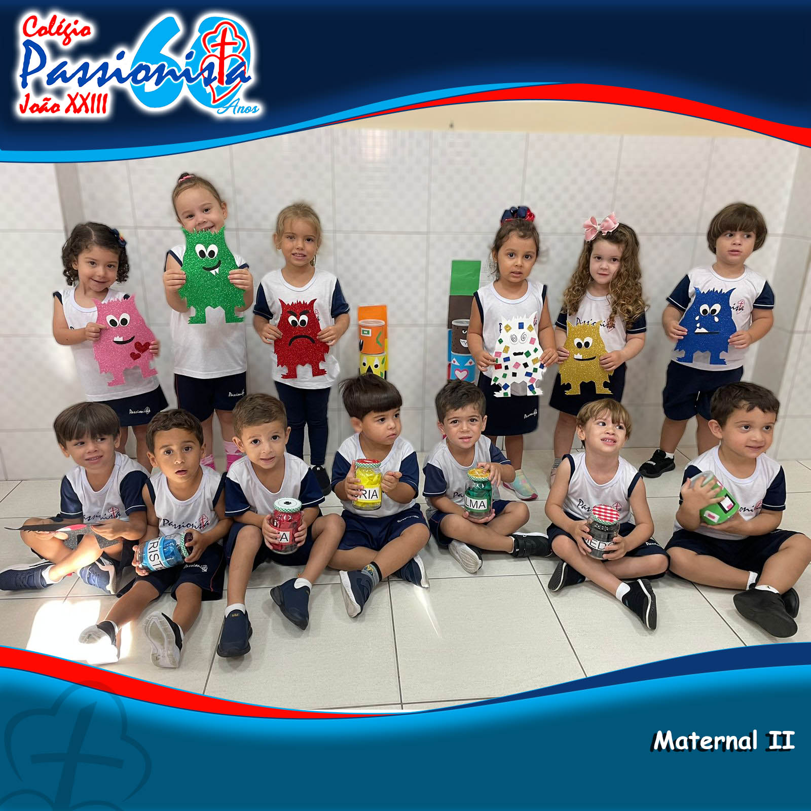 Mostro das Cores - Tia Karol Col�gio Passionista Jo�o XXIII